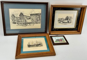 Bev Wickman & Clark M. Goff - Framed Prints Steam Ship Pereire & Marthas Vineyard