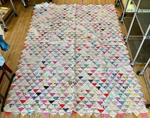 Patchwork Triangle Quilt & Mixed Fabrics