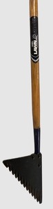 Lawn Shark Yard Tool - Serrated Blade Rake