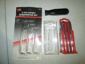 Interchangeable upside screwdriver ...