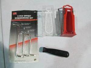 Interchangeable upside screwdriver ...