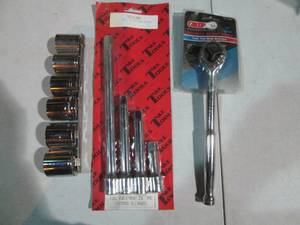 12in drive ratchet, 4pc extension ...