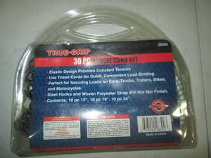 30pc bungee cord set...