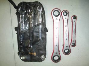 3pc Box wrench set with 3pc flare b...