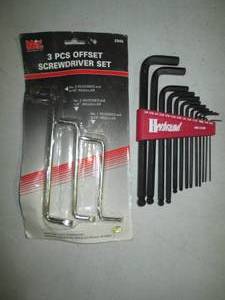 3pc offset screwdriver set plus hex...