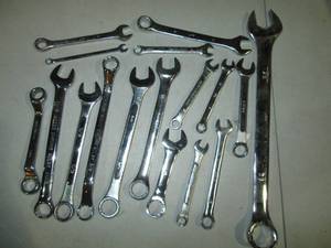 Metric and SAE Combination wrenches...