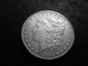 1884 CC Morgan Silver Dollar
