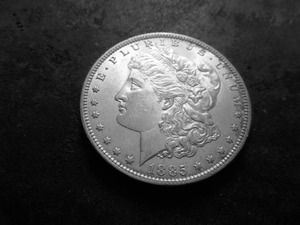 1885 O Morgan Silver Dollar