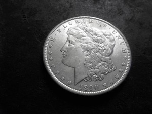 1890 Morgan Silver Dollar