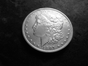 1897 O Morgan Silver Dollar