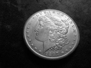 1897 S Morgan Silver Dollar