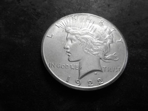 1922 S Peace Silver Dollar