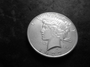 1927 S Peace Silver Dollar