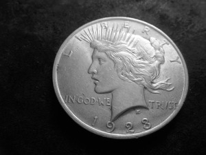 1923 Peace Silver Dollar
