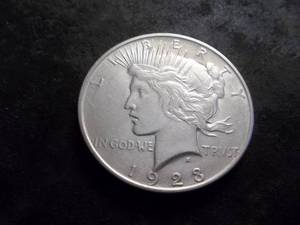 1923 D Peace Silver Dollar