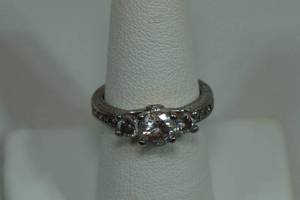 Sterling Silver Cubic Zirconia Ring