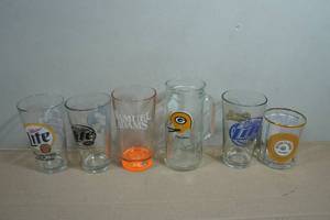 Assorted Beer Glasses - Sports and Pop Culture