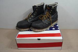 Thorogood 6 Black American Heritage Series Work Boots - Size 11