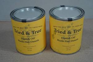 2 Pints Tried & True Danish Oil Polymerized Linseed Oil