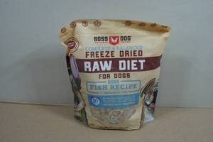 Boss Dog Raw Diet Dog Food - Fish Recipe - 12oz