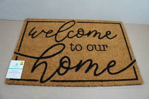 Comfort Bay Printed Doormat - 18x27 Welcome to Our Home
