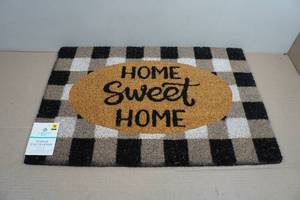 Comfort Bay Printed Doormat - 18x27 Home Sweet Home