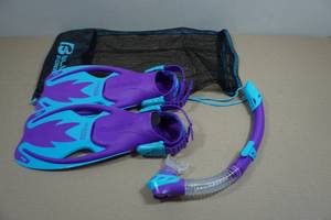 Cressi Blulove Kids Snorkel and Fins - SM