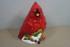 Vintage Cardinal Cookie Jar