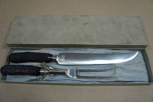 Vintage Universal Stainless Steel Carving Set