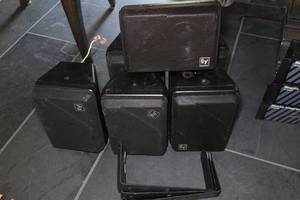 6 Electro-Voice S-40T Compact Monitor Speakers