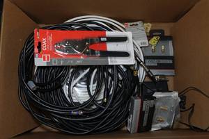 Coaxial Cable with Tool and Connectors