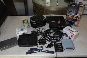 Assorted Electronics - Boombox, Paper Shredder, HDMI Splitter, RAM, Signal PreAmp