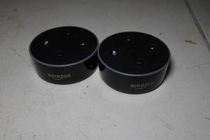 2 Amazon Echo Dot Smart Speakers