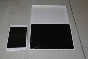 2 Tablets - Broken Screens - Samsung Tab S9, Apple iPad Mini