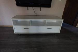 White Wood Entertainment Center