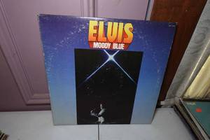 Elvis Moody Blue Vinyl Record Album