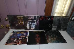 Vinyl Record Albums - April Wine, Steppenwolf, Hall & Oates, Black Oak Arkansas