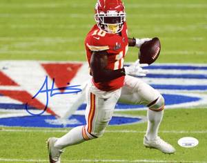 Tyreek Hill Signed Chiefs 8x10 Photo (JSA COA)