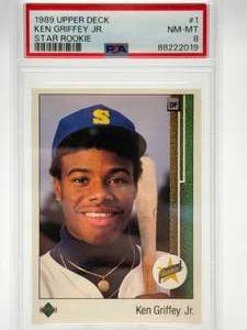 1989 Upper Deck Ken Griffey Jr. Star Rookie #1 PSA 8 NM-MT