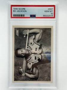 1990 Score Bo Jackson FootballBaseball Card PSA 10 GEM MT