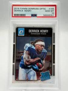 2016 Panini Donruss Optic Derrick Henry Rated Rookie Card PSA 10 GEM MINT