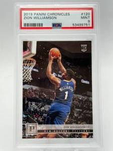 2019 Panini Chronicles Zion Williamson Rookie Card PSA 9 Mint