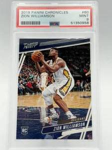 2019 Panini Chronicles Prestige Zion Williamson Rookie Card PSA 9 Mint