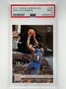 2019 Panini Chronicles Zion Williamson Rookie Card PSA 9 Mint