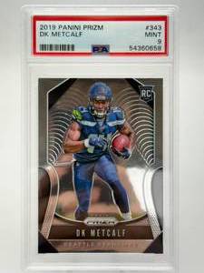 2019 Panini Prizm DK Metcalf Rookie Card PSA 9 Mint