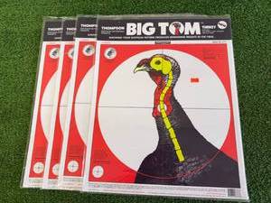 4 New Thompson Big Tom Shotgun Patterning Targets - 10 Per Pack