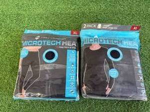 New 2 Packs Microtech Ladies 1 Base Layer Top & 1 Base Layer Pant Both Size XL