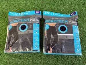 2 New 2 Packs Microtech Ladies Base Layer Pant Size XXL