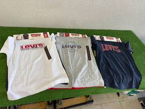 3 New 2 Packs Levis Youth Tees Size 1416