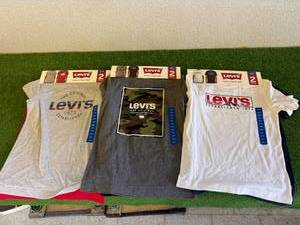 3 New 2 Packs Levis Youth Tees Size 1012